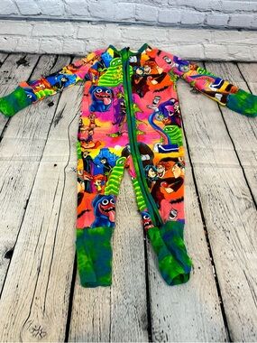Bedtime Bliss Hotel Transylvania Bamboo Zippie Romper
